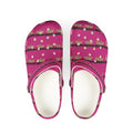 Pink "Queen" Crown Clogs