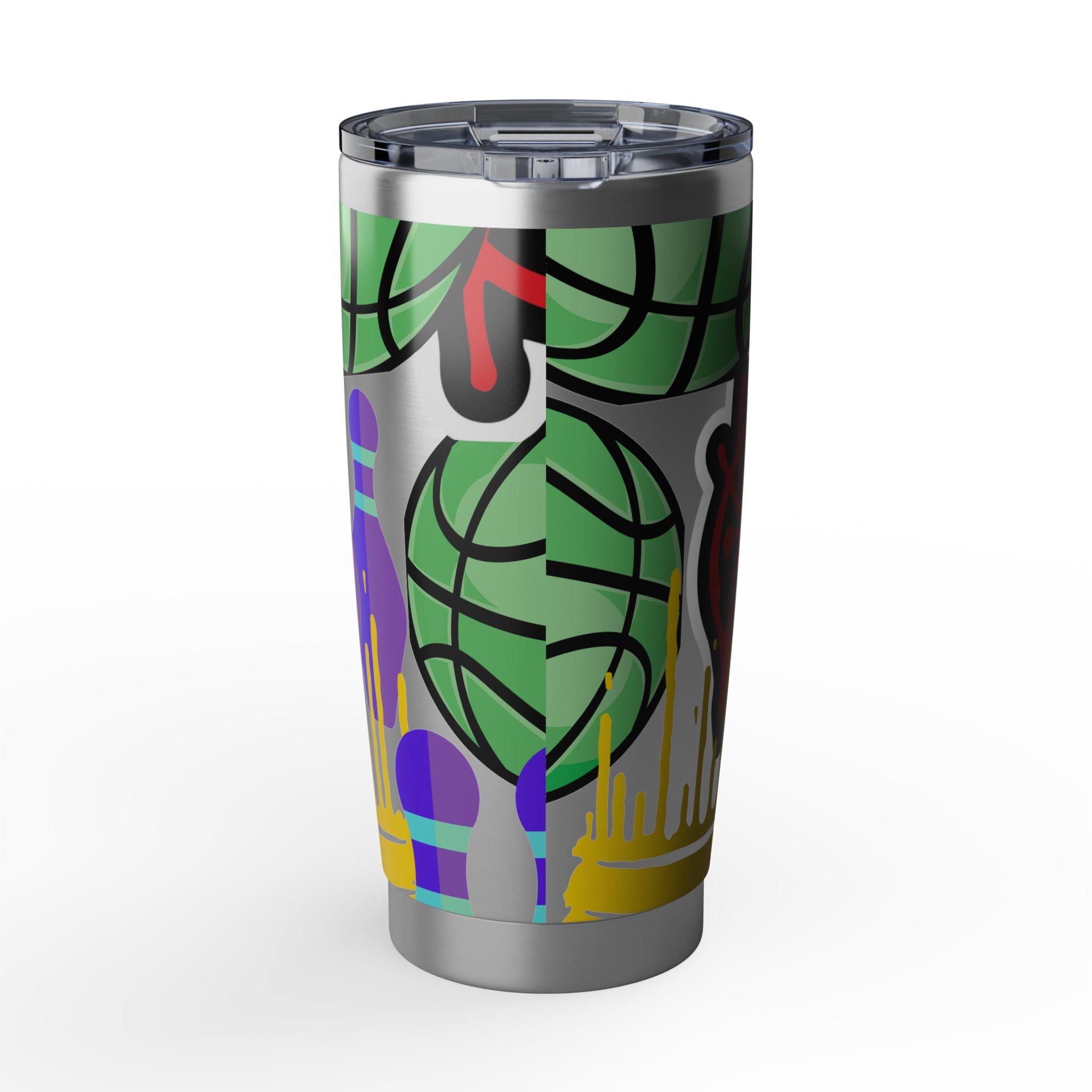 Vibrant Graffiti Tumbler