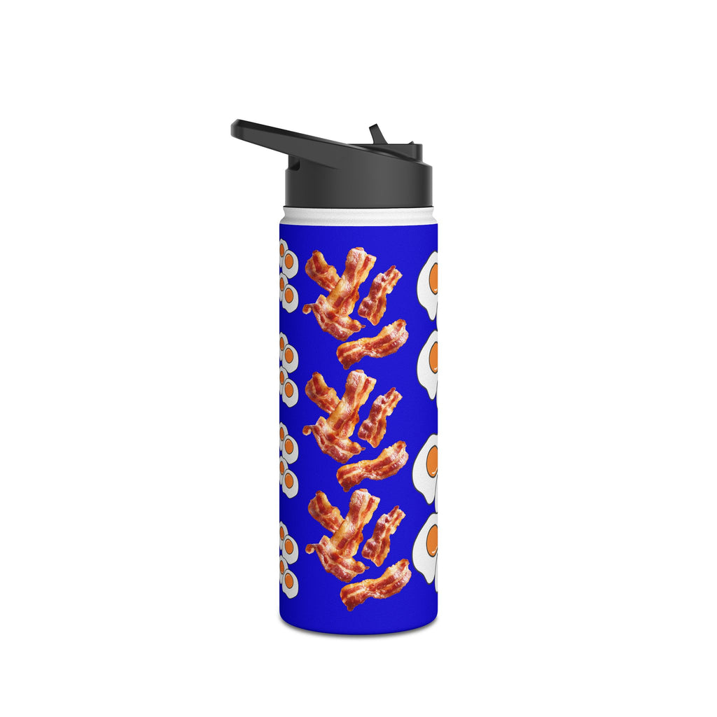 Egg & Bacon Stainless Steel Water Bottle