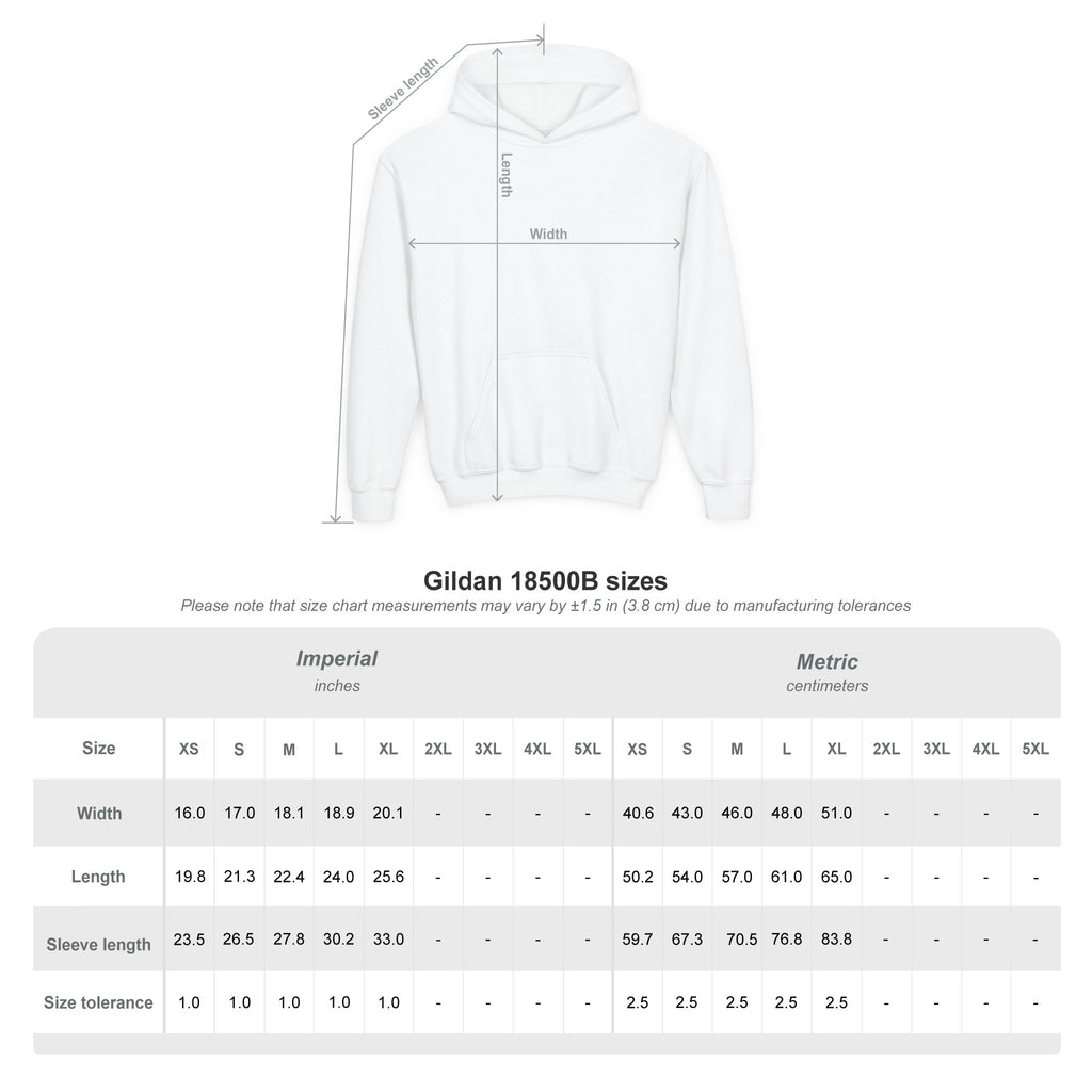 Youth Hoodie — "Be Good" Cross Prayer Christian Sweatshirt