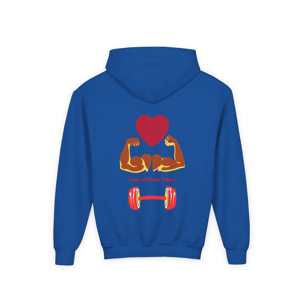 Milkshake and Muscles Hoodie (Youth)